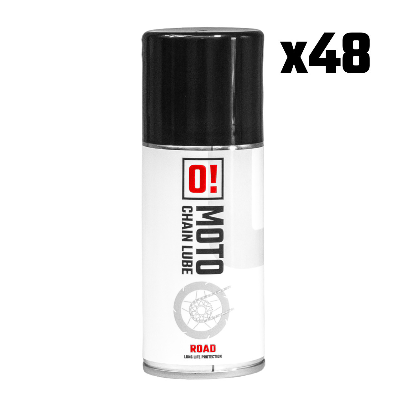 OMOTO sada 48 kus sprej mazivo do řetězu 150ML ROAD O! mazivo na řetězy (O!MOTO) (OLE-042) (set 48 kus)